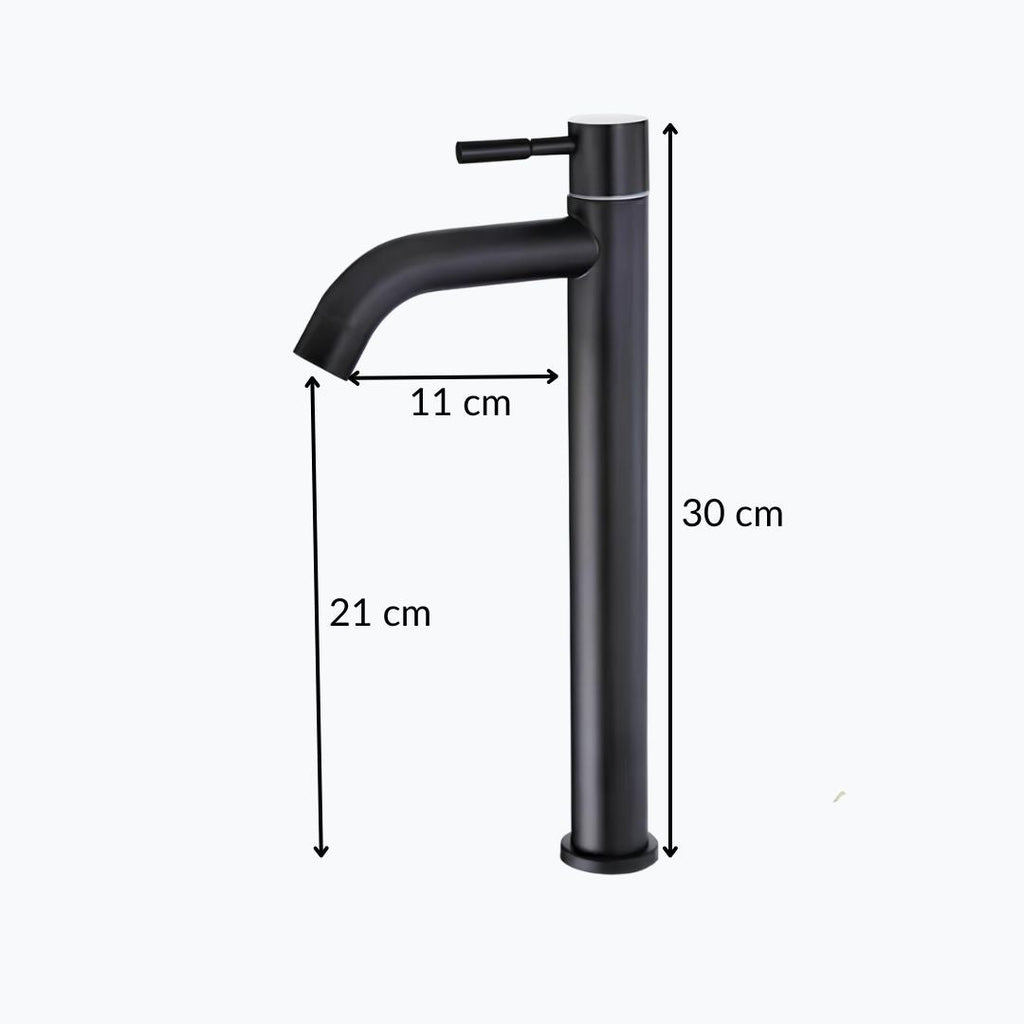 Robinet vasque eau froide inox brossé L'art du robinet