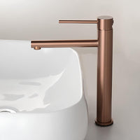 Robinet vasque haut bronze design contemporain L'art du robinet