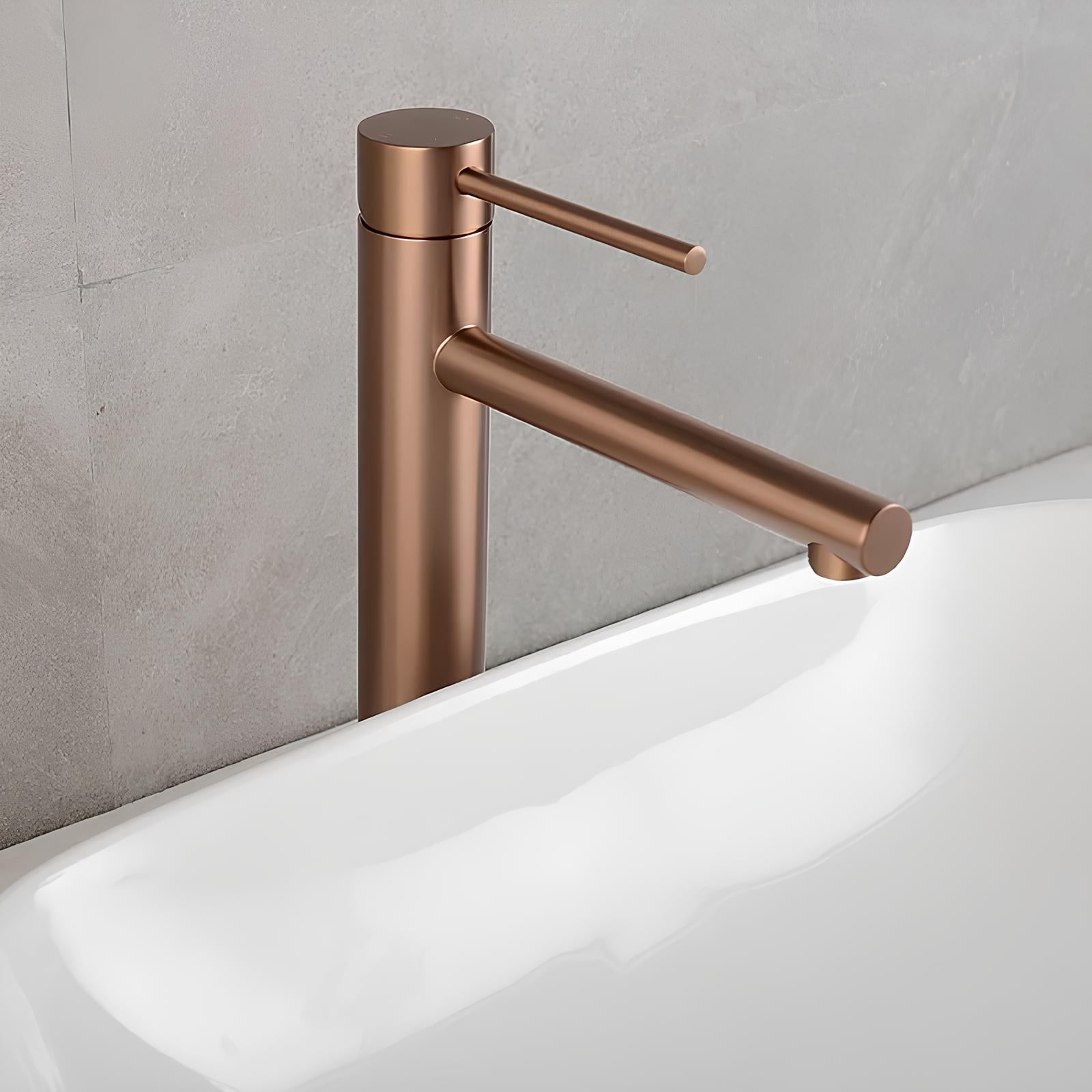 Robinet vasque haut bronze design contemporain L'art du robinet