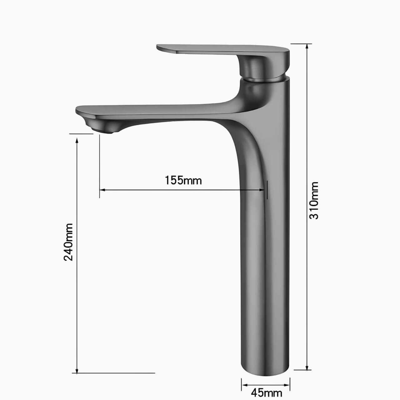 Robinet vasque laiton brossé design contemporain L'art du robinet