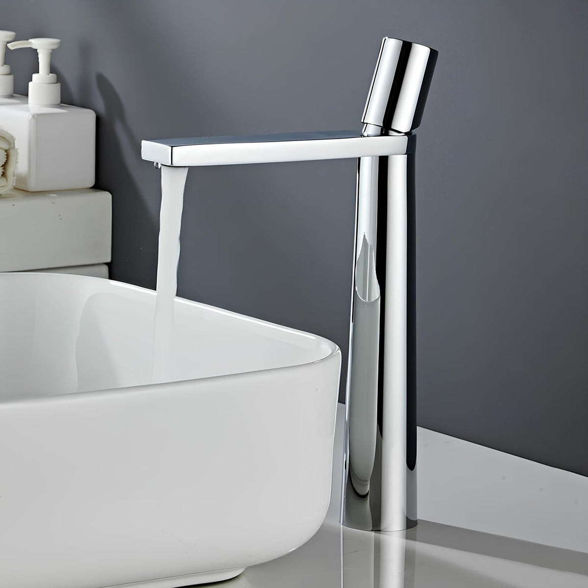 Robinet vasque laiton massif contemporain L'art du robinet