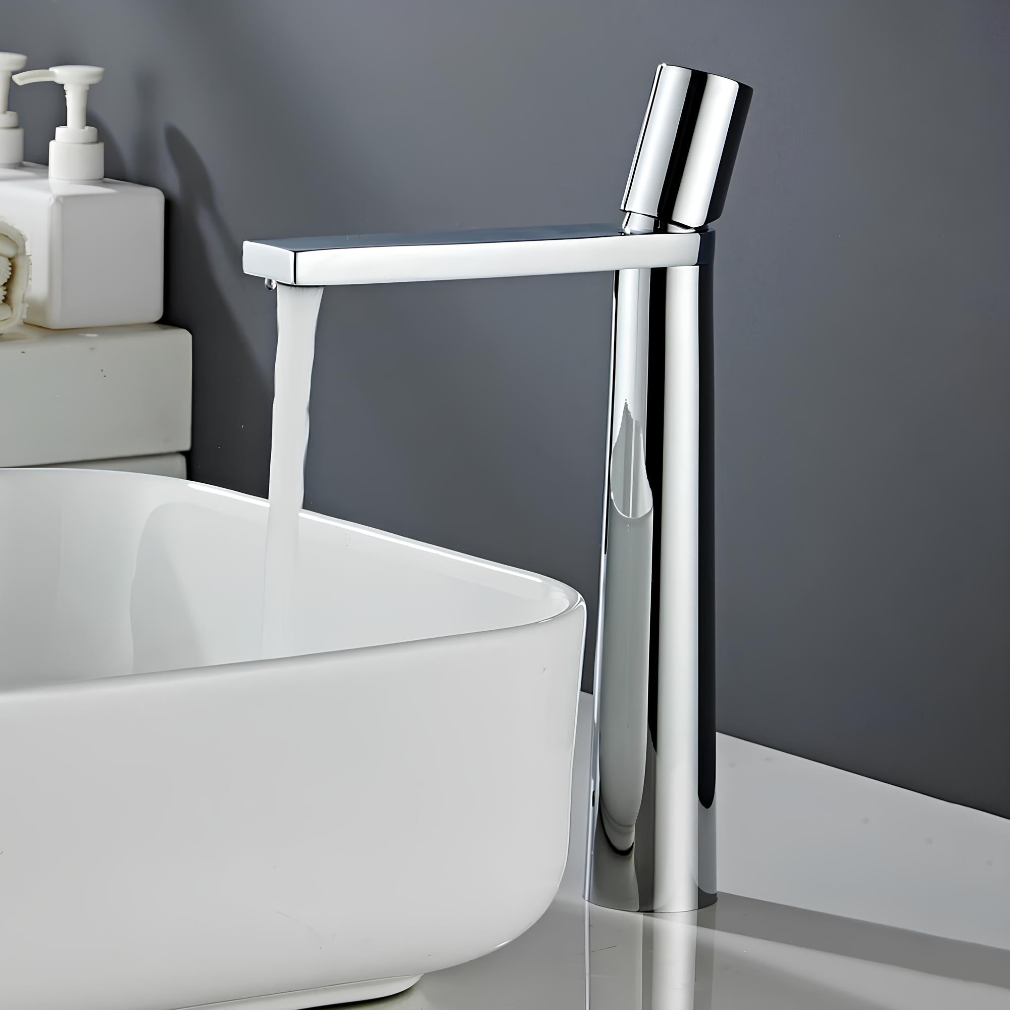 Robinet vasque laiton massif contemporain L'art du robinet