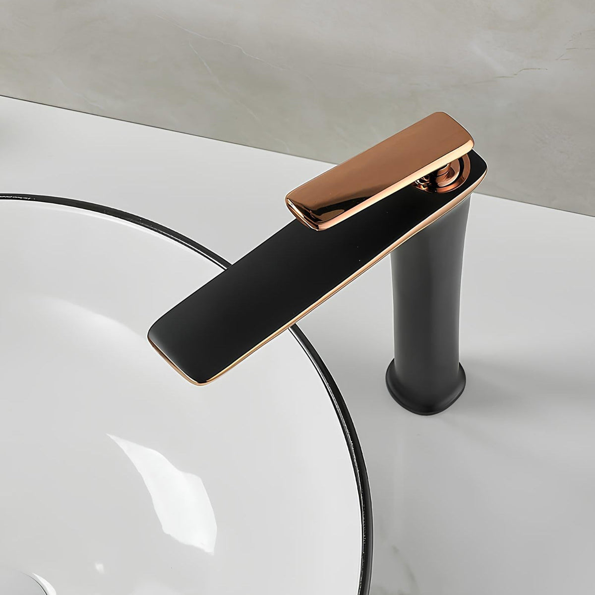 Robinet vasque noir design minimaliste L'art du robinet