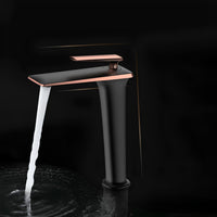 Robinet vasque noir design minimaliste L'art du robinet