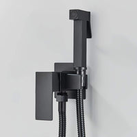 Douchette WC murale eau chaude froide laiton