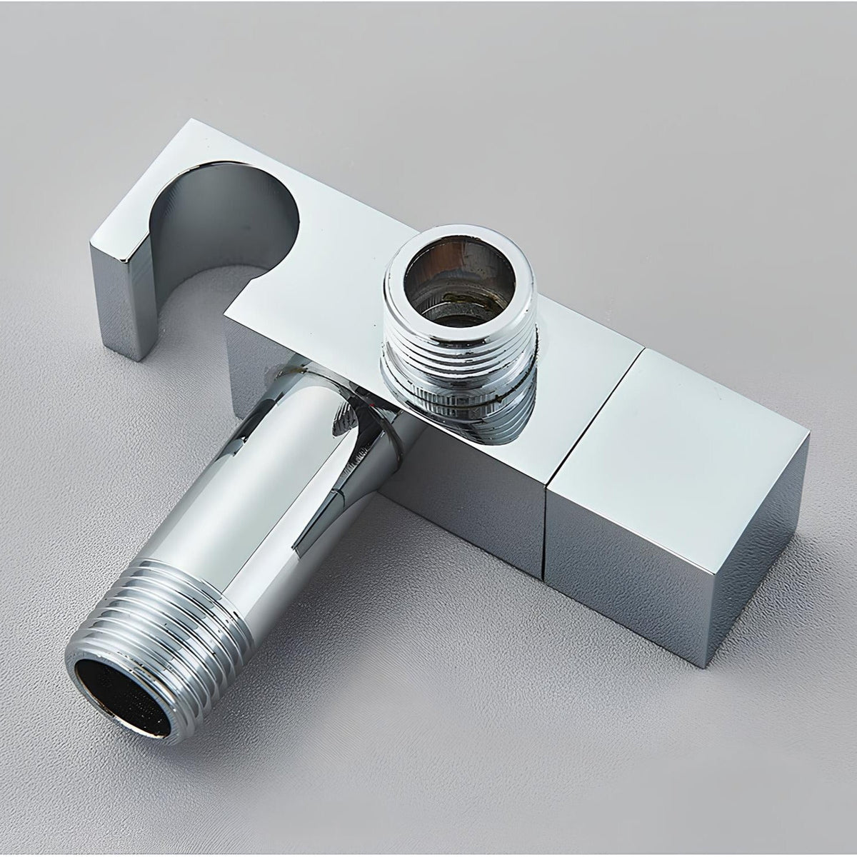 Douchette WC murale acier inoxydable chrome