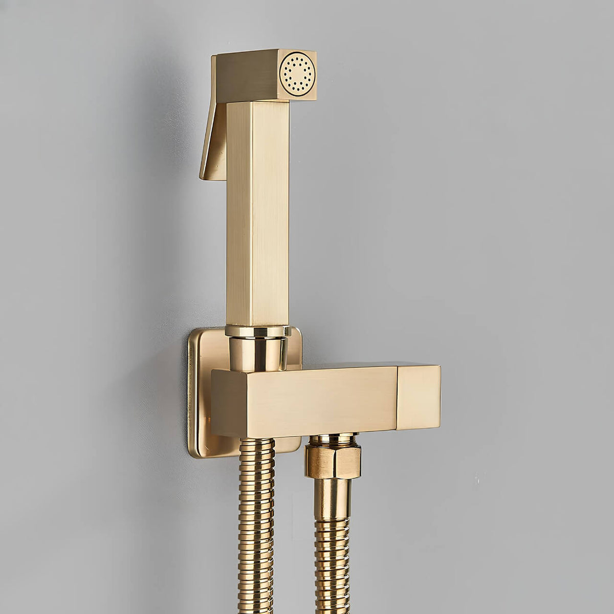 Douchette WC murale acier inoxydable chrome