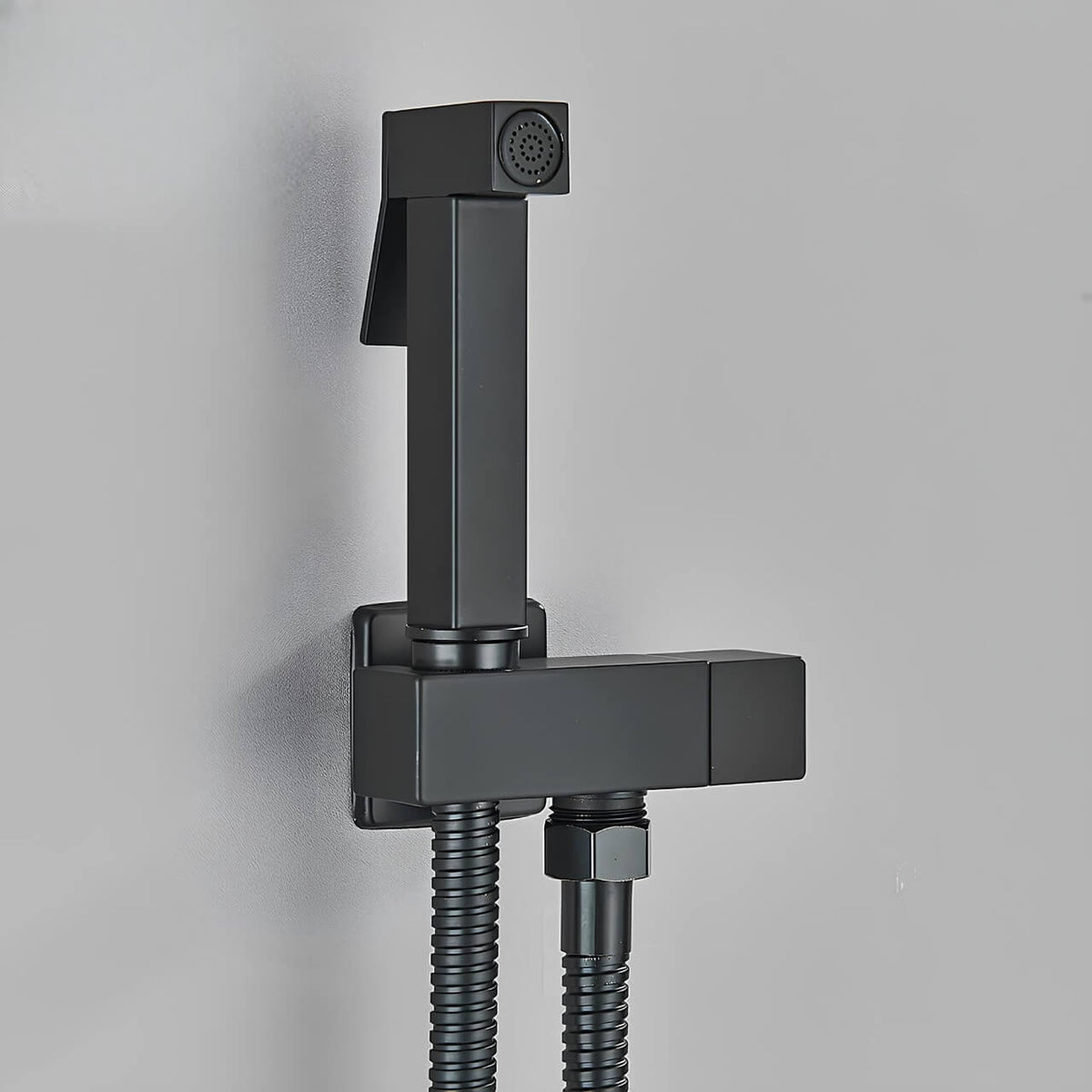 Douchette WC murale acier inoxydable chrome