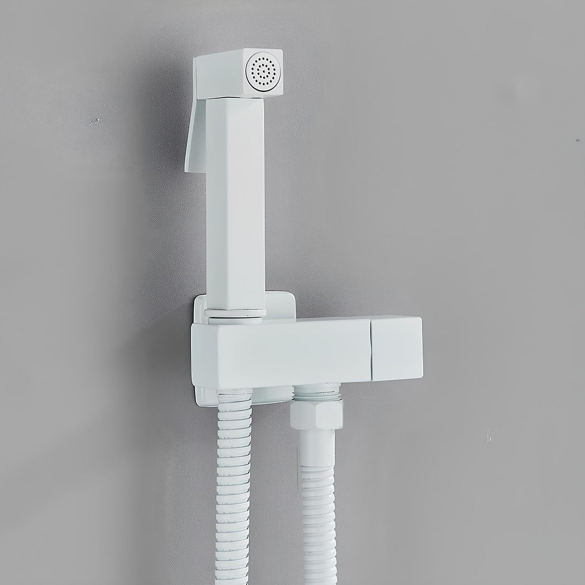 Douchette WC murale acier inoxydable chrome