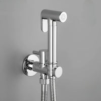 Douchette WC murale en laiton design épuré